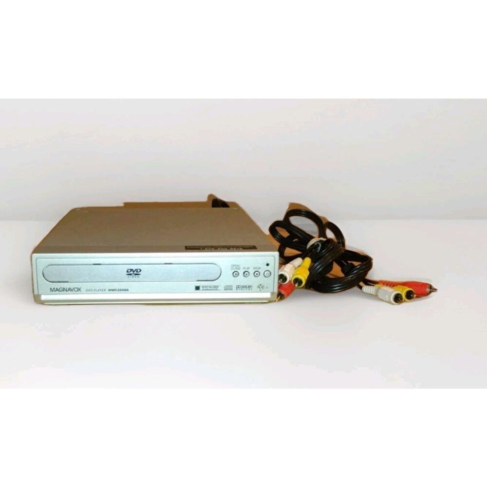 Magnavox - MWD 200GA DVD Player Cables Included Tested Works No Remote